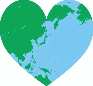 Heart _ Earth, , JPG, PNG and AI