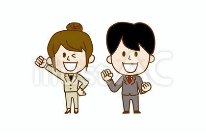 男女会社員