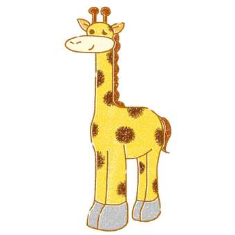キリン1 キリン,動物,アフリカ,動物園,シンプル,可愛い,生き物,ほのぼの,黄色,デフォルメのイラスト素材