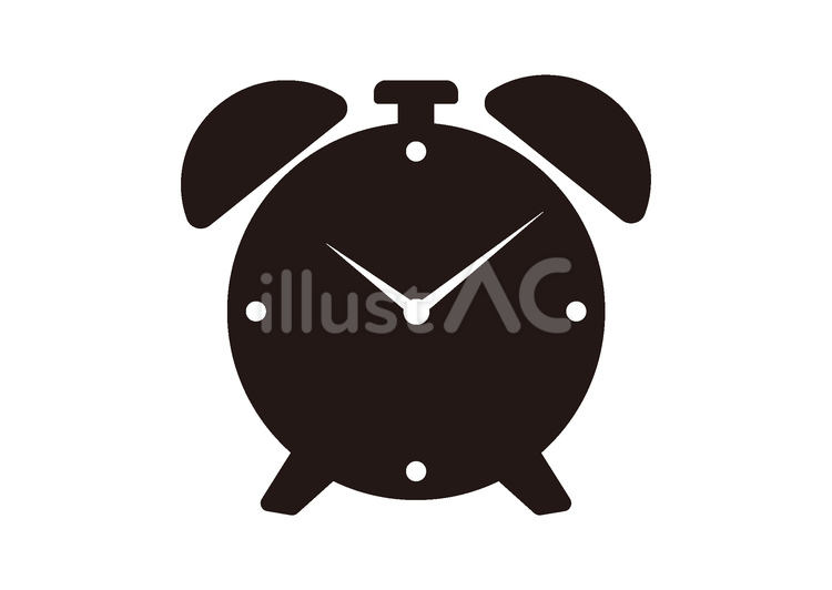 目覚まし時計のアイコン 時計,目覚まし時計,時間のイラスト素材