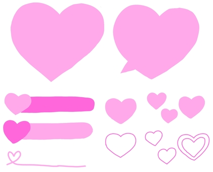 Illustration, Illustration, heart, tiny, lovely,