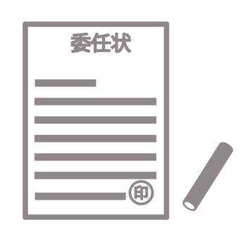 委任状と印鑑 印鑑,ハンコ,押す,捺印,承認,認める,アイコン,シンプル,押印,判のイラスト素材