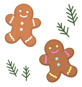 #3447ジンジャーブレッドマン ジンジャーブレッド,ジンジャーブレッドマン,クッキー,クリスマス,冬,スイーツ,お菓子,アイシングクッキー,可愛い,かわいいのイラスト素材