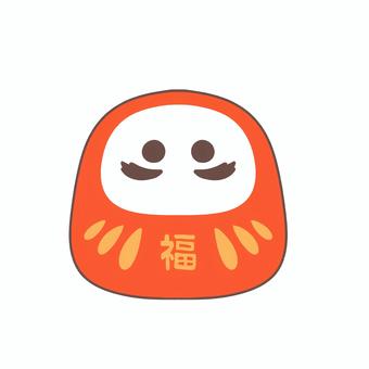 達磨 だるま,縁起物,日本,伝統,開運,吉祥,置物,正月,文化のイラスト素材