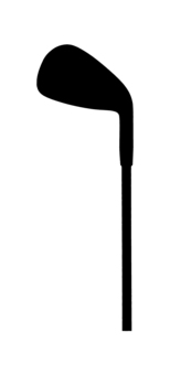 Illustration, golf, iron, golf club, 