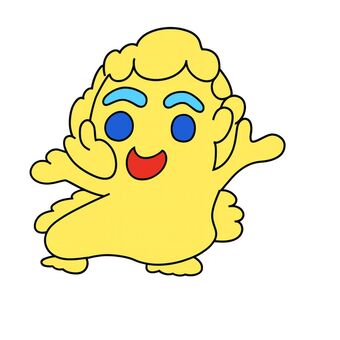 泡　ママ　パパ　顔つき　カラフル　黄色 かわいい,ゆるい,萌え,ファンシー,コミカル,カラフル,オリジナルキャラ,ゆるキャラ,ぶくぶく,お風呂のイラスト素材