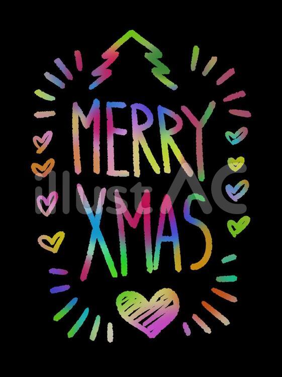 スクラッチアート メリークリスマスイラスト No 無料イラストなら イラストac