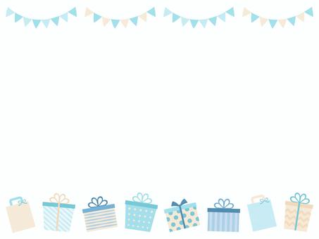 ホワイトデーのプレゼントの背景素材 ホワイトデーのプレゼントの背景素材 ホワイトデー,whiteday,背景,フレーム,プレゼント,ハート,枠,飾り枠,3月,春のイラスト素材