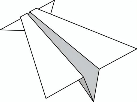 紙飛行機c 紙,飛行機,折り紙,イカ,遊び,飛行,おもちゃ,和,和風,子供のイラスト素材