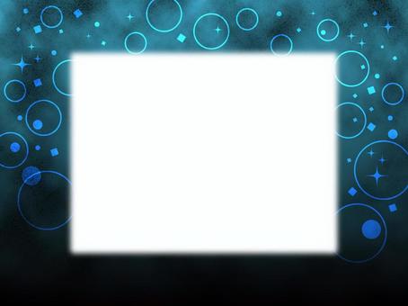 シックな背景壁紙 背景,壁紙,フレーム,枠,カラフル,ポップ,青,角丸,囲い,囲い枠のイラスト素材
