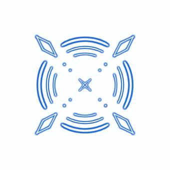 サイバー照準青 ターゲット,狙撃,丸,照準,スナイパー,ロックオン,素材,射撃,銃撃,銃のイラスト素材