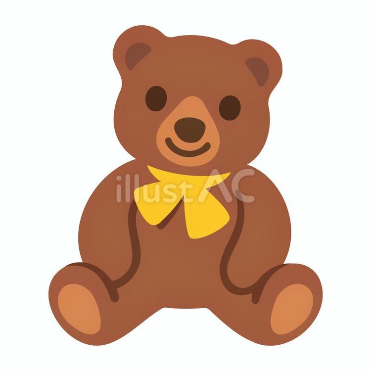 かわいい　テディベア　絵文字　アイコン かわいい,テディベア,絵文字のイラスト素材