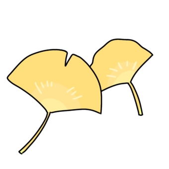 イチョウ イチョウ,秋,イチョウ並木,並木道,街路樹,紅葉,黄色,晩秋,樹木,木のイラスト素材