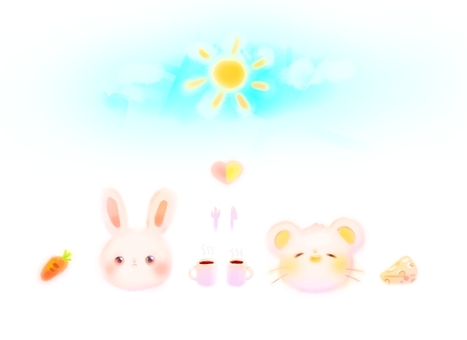 Illustration, животное, почерк, и мило, 