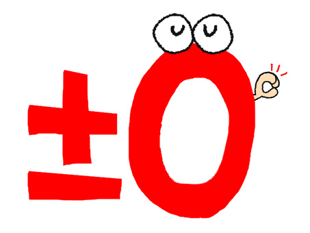 プラスマイナスゼロ プラス,マイナス,ゼロ,文字絵,フォント,目,可愛い,イメージ,pop調,手描きのイラスト素材