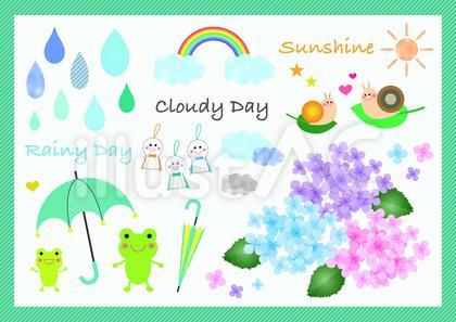 天気_梅雨_かえる