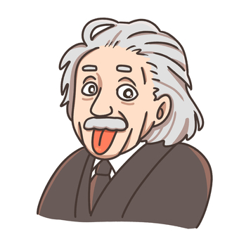 アインシュタイン アインシュタイン,偉人,学者,天才,博士,相対性理論のイラスト素材