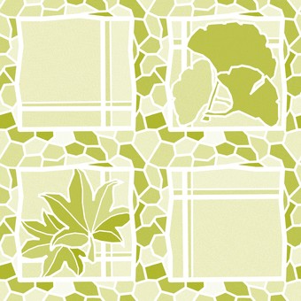 シームレスな秋のイメージモザイクの枠　ｂ  紅葉,秋,楓,葉っぱ,植物,自然,落ち葉,和風,四季,カエデのイラスト素材