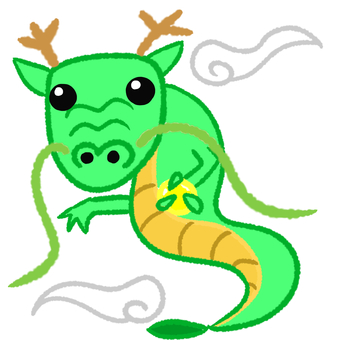 龍 龍,ドラゴン,神獣,十二支,辰のイラスト素材