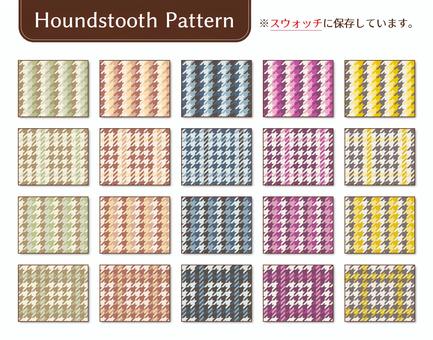 ハウンドトゥース　パターンセット2 テクスチャ,背景,パターン,ai,背景イラスト,広告,sns,web,バナー,アートのイラスト素材