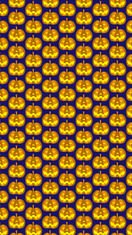 ジャックオーランタン（縦長）