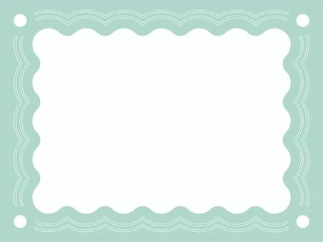 ぽちまるフレーム緑