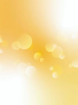 幻想的なオレンジ色の水玉背景 背景,水玉,泡,オレンジ,黄色,秋,夕方,水,抽象的,光のイラスト素材