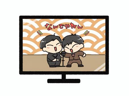 お笑い番組 漫才,お笑い,芸人,コンビ,スーツ,二人組,男の人,なんでやねん,人物,バラエティのイラスト素材