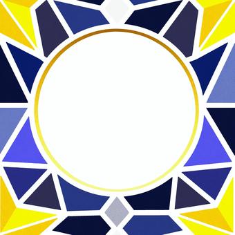 シームレスなモザイク ｐ　夜空イメージ 青,星,モザイク,バックグラウンド,テクスチャー,シームレス,背景素材,エンドレス,シームレスパターン,幾何学のイラスト素材