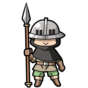 兵士 兵士,槍,人間,兜,歩兵のイラスト素材