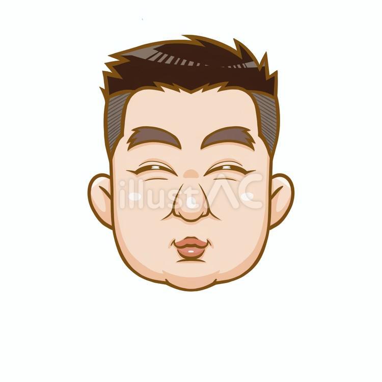 男性の顔 顔,男性,アイコンのイラスト素材