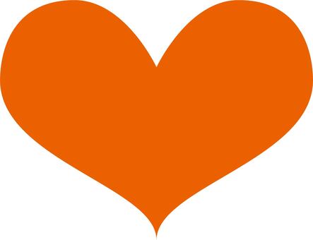 heart, heart, orange, symbol, JPG and PNG