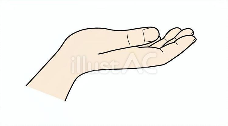 手　176　色付き 手,指,リアルのイラスト素材