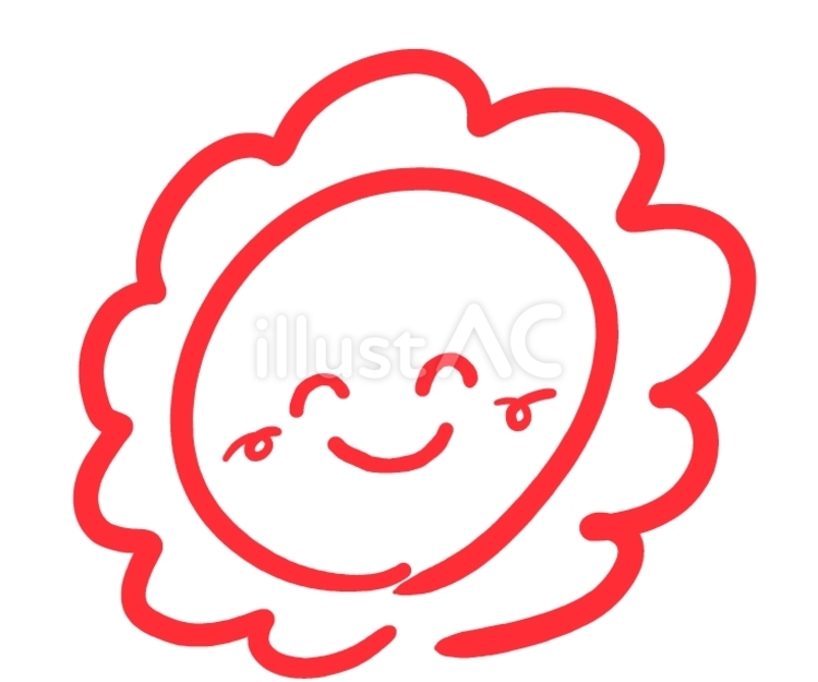 笑顔のはなまる はなまる,笑顔,表情のイラスト素材