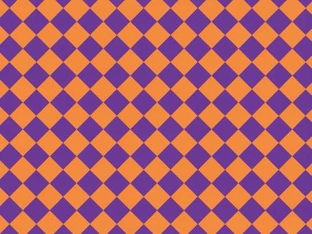 ダイヤ柄_市松模様03_橙紫 ダイヤ柄_市松模様03_橙紫 ダイヤ柄,市松模様,菱形,ひし形,和柄,壁紙,チェック,模様,バックグラウンド,紫のイラスト素材