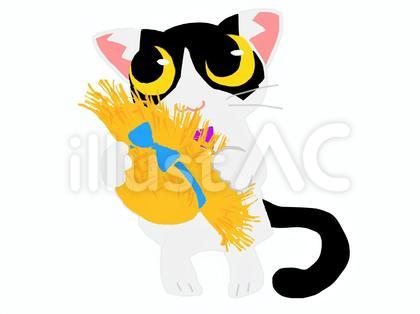 ハチワレちゃん麦わら帽子
