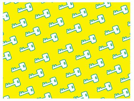 模様 模様,柄,鍵,pop調,手描き,素材,商用可,無料,フリーのイラスト素材