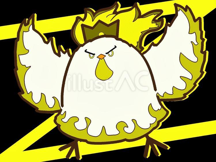 召喚されし悪魔フェネクス『黄』 フェネクス,悪魔,ソロモンのイラスト素材