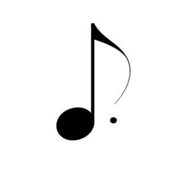 付点八分音符 音符,付点,付点八分音符,八分,音楽,リズム,楽譜,ピアノのイラスト素材