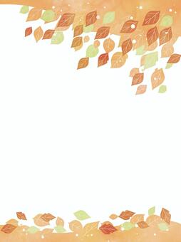 Illustration, fallen leaves, deciduous leaves, autumn, 