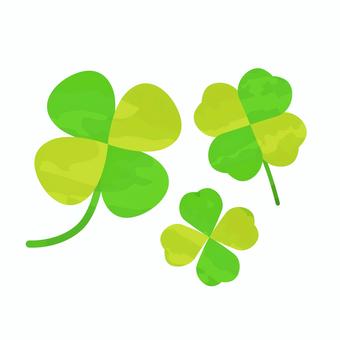 Clover, four leaves, clover, tiny, JPG, PNG and EPS