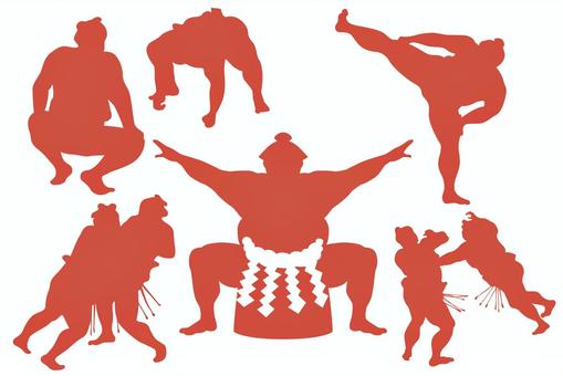 相撲剪影/黑色, JPG, PNG 和 AI 相撲剪影/黑色, 側影, 相撲, 相撲手, JPG, PNG 和 AI