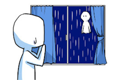 天気を心配する人 天気,雨,天候,心配,窓,てるてる坊主,天気予報,梅雨,シンプル,棒人間のイラスト素材