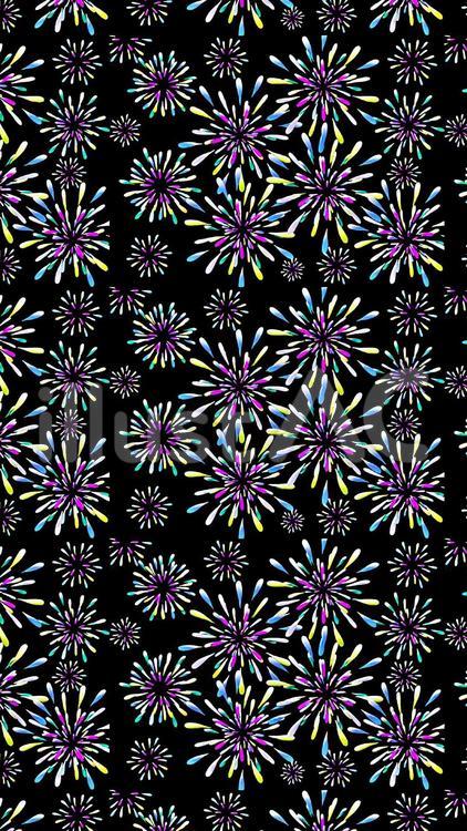 紫と青の花火の模様 花火,模様,紫のイラスト素材