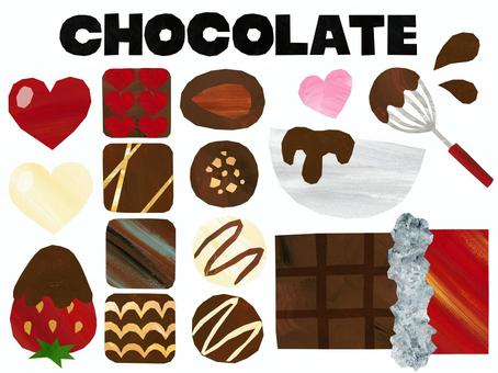 Chocolate material Chocolate material
