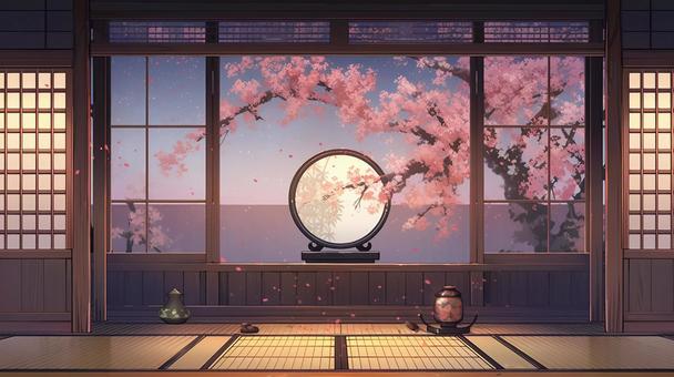 Japanese style room scenery, , JPG