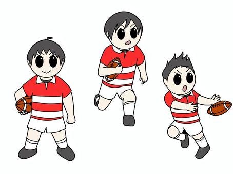 1ラグビー男子 男子,運動,スポーツ,ラグビー,球技,闘球のイラスト素材