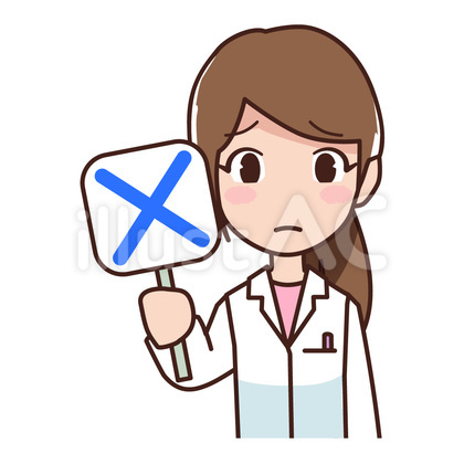 表情豊かな女医_バツ