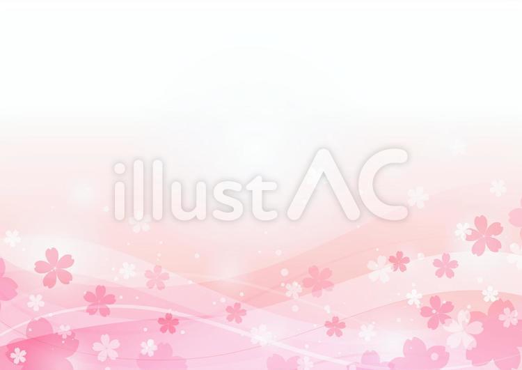 桜の背景 桜,背景,フレームのイラスト素材