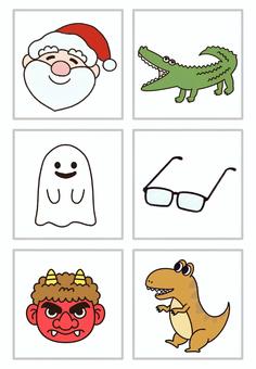 ジェスチャーゲームお題③ ジェスチャーゲーム,お題,可愛い,手書き,室内遊びのイラスト素材